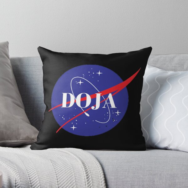 Vintage Doja Cat NASA logo illustration  Throw Pillow RB1408 product Offical Doja Cat Merch